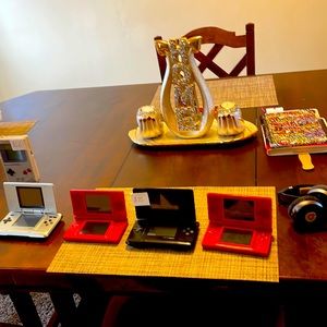 Nintendo ds game boy and beats head phone